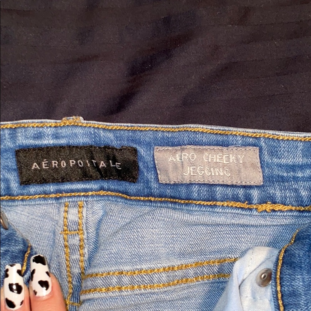 High Rise Denim Skinny Jeans - Picture 3 of 4